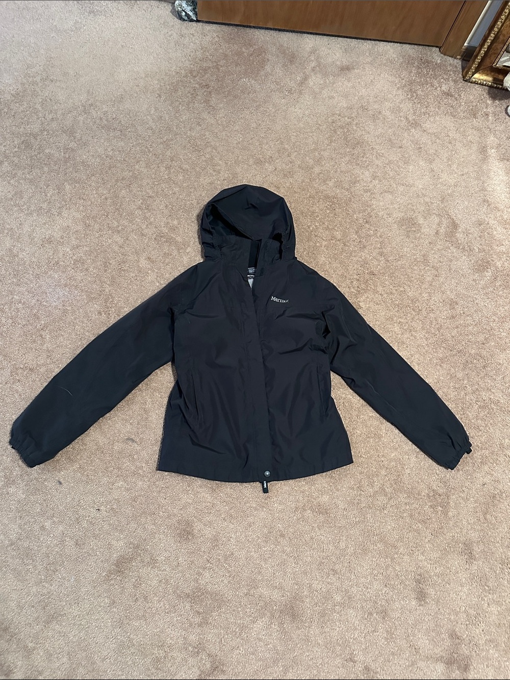 Marmot Women's Black Hooded Ski Jacket